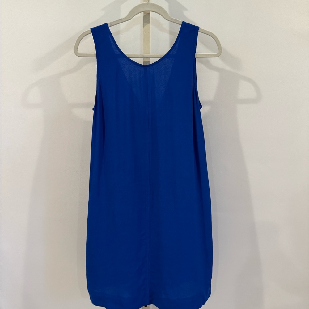 Madewell Vibrant Blue Sleeveless Mini Dress